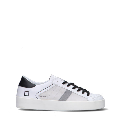 D.A.T.E. Sneaker uomo bianca in pelle