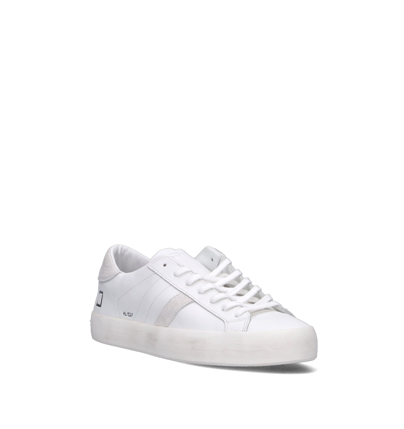 D.A.T.E. Sneaker uomo bianca in pelle
