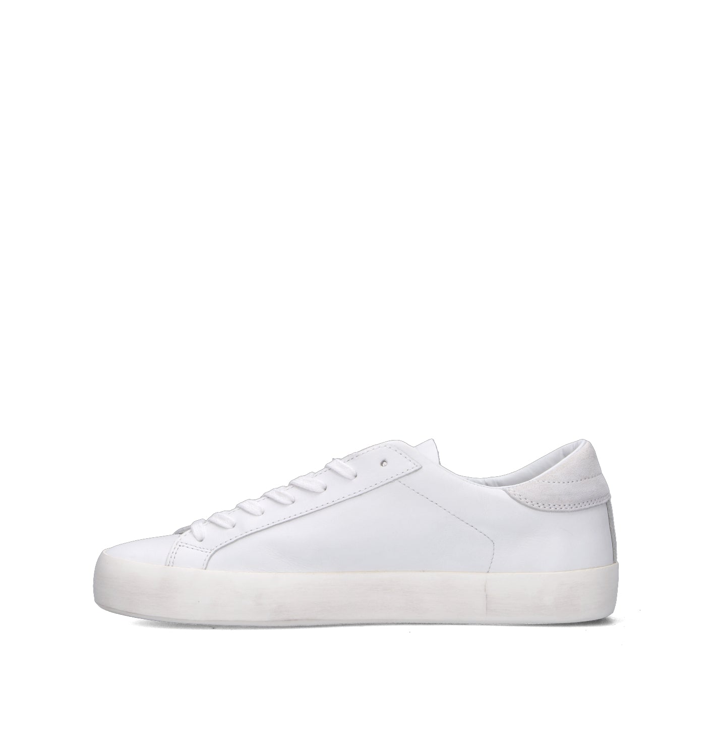 D.A.T.E. Sneaker uomo bianca in pelle