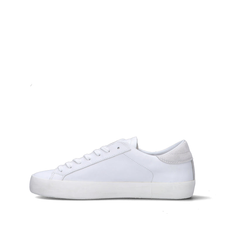 D.A.T.E. Sneaker uomo bianca in pelle