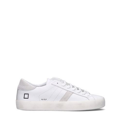 D.A.T.E. Sneaker uomo bianca in pelle