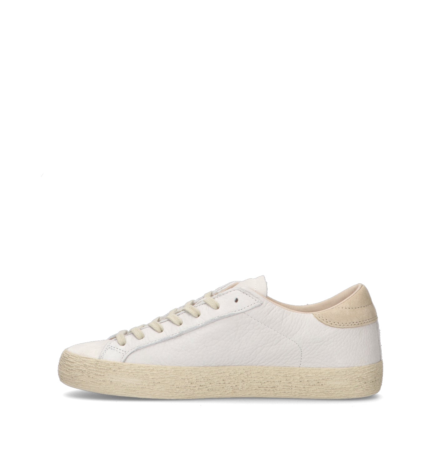 D.A.T.E. Sneaker uomo bianca in pelle