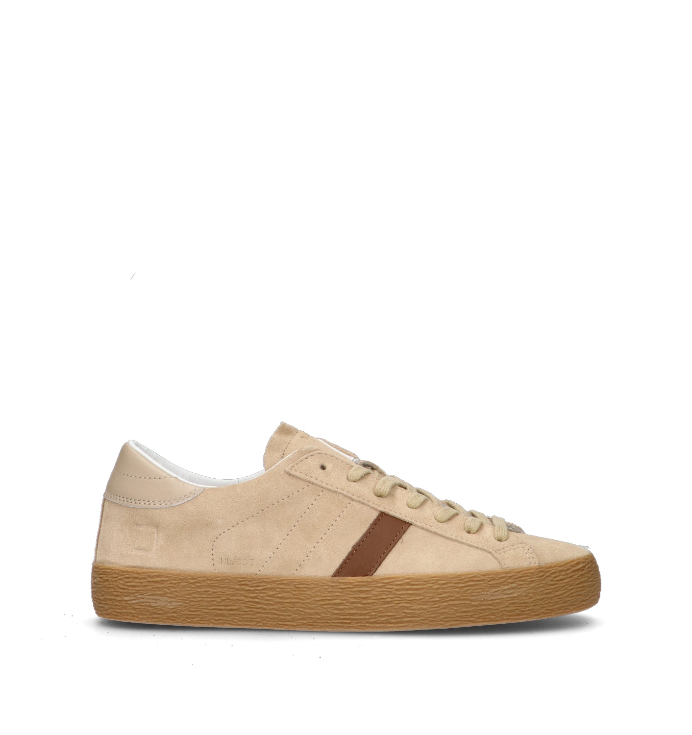 D.A.T.E. Sneaker uomo beige in suede