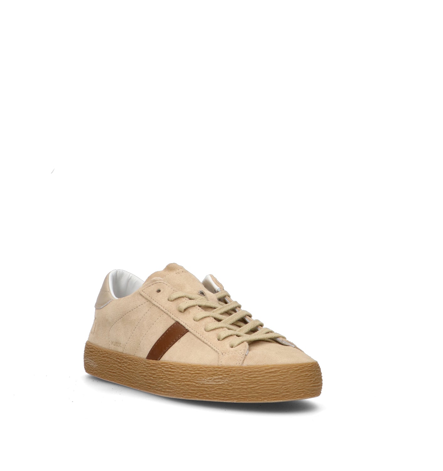 D.A.T.E. Sneaker uomo beige in suede