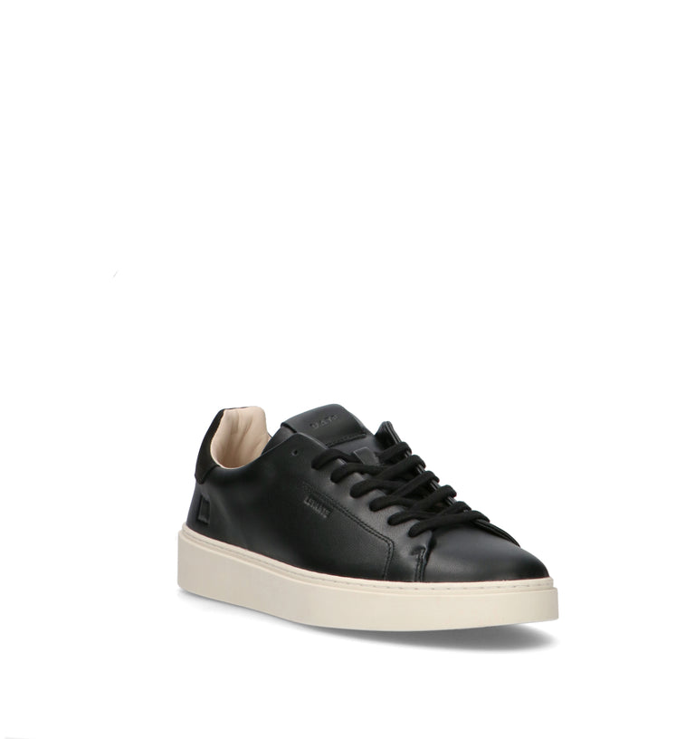 D.A.T.E. Sneaker uomo nera in pelle