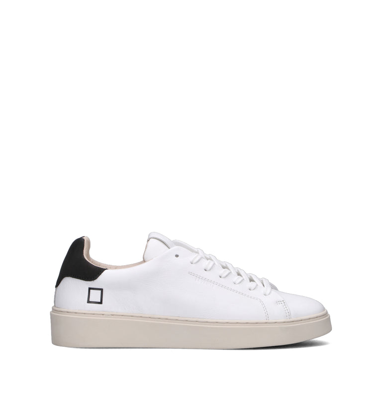 D.A.T.E. Sneaker uomo bianca in pelle
