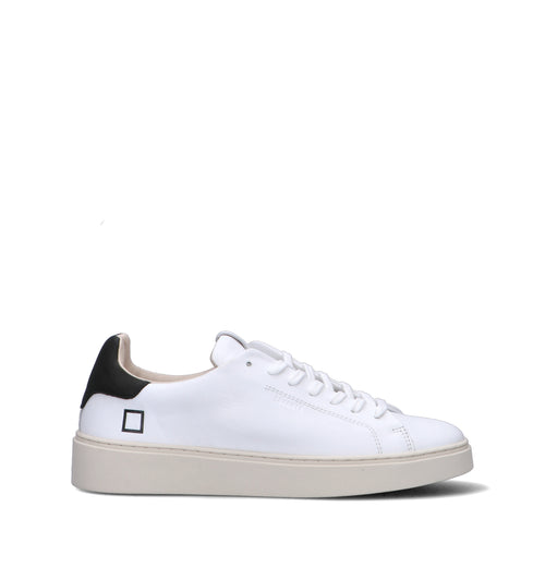 D.A.T.E. Sneaker uomo bianca/nera in pelle