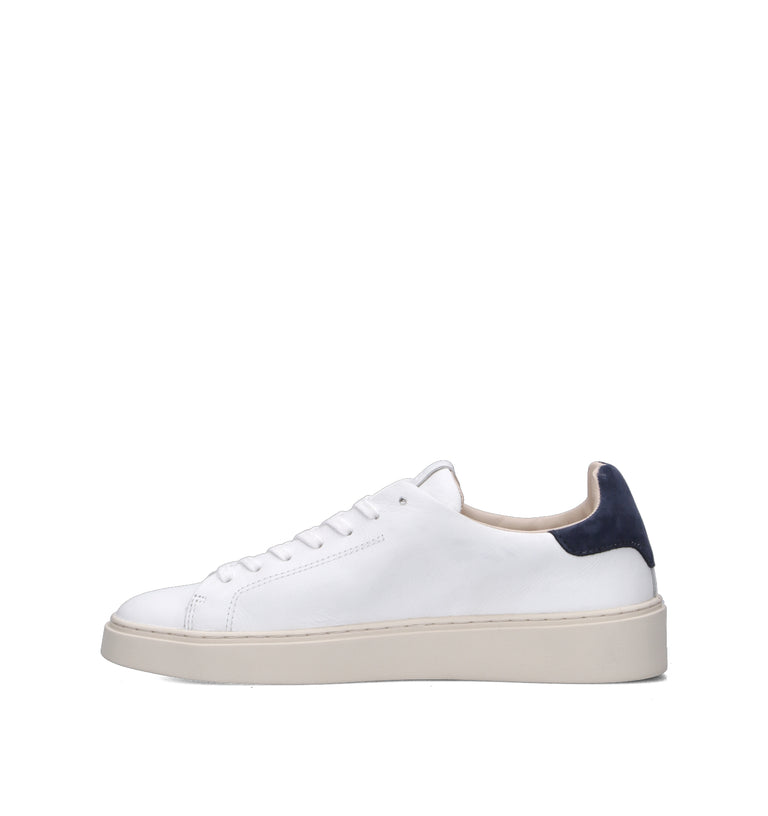 D.A.T.E. Sneaker uomo bianca in pelle