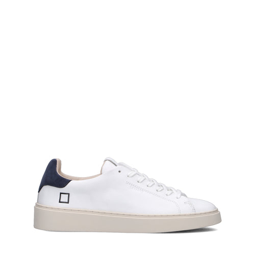 D.A.T.E. Sneaker uomo bianca in pelle