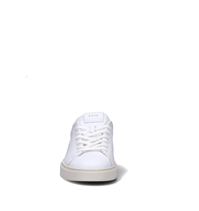 D.A.T.E. Sneaker uomo bianca/cuoio in pelle