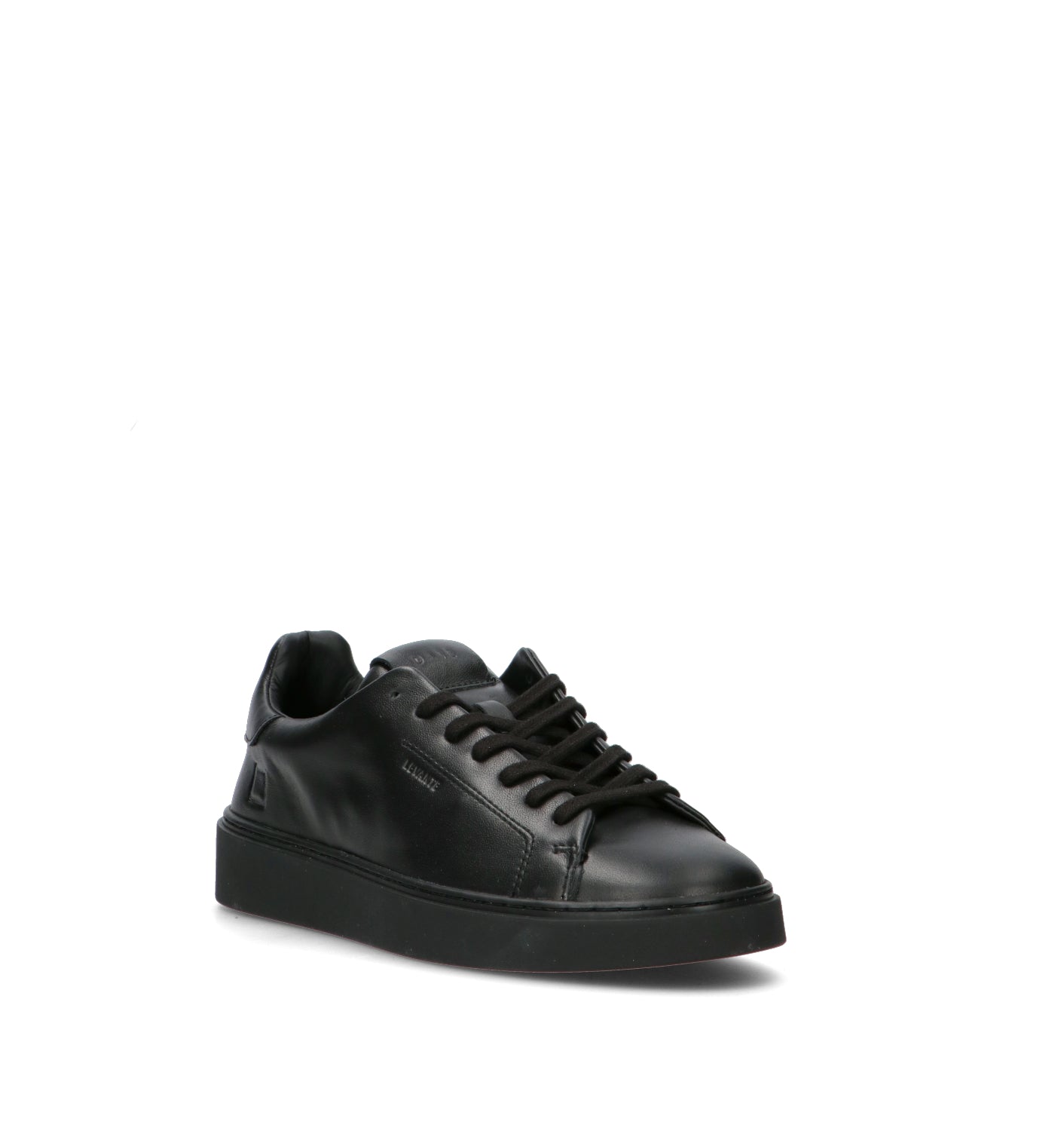 D.A.T.E. Sneaker uomo nera in pelle
