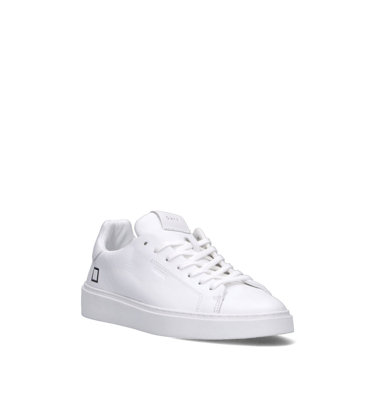 D.A.T.E. Sneaker uomo bianca in pelle