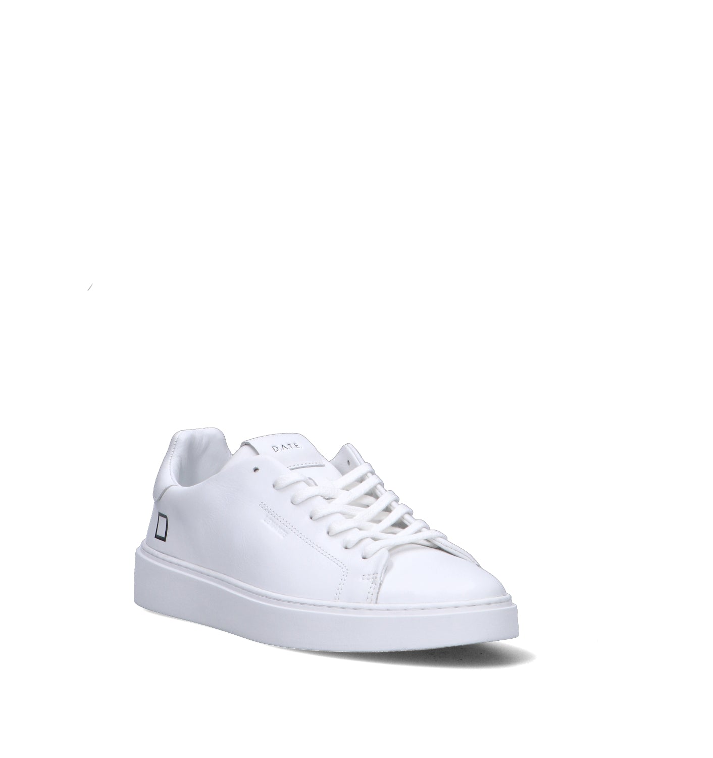 D.A.T.E. Sneaker uomo bianca in pelle
