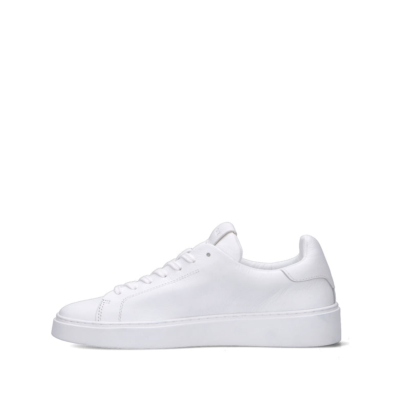 D.A.T.E. Sneaker uomo bianca in pelle