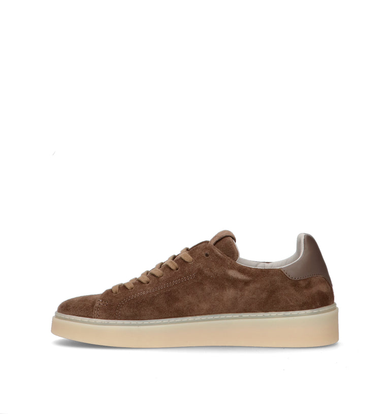 D.A.T.E. Sneaker uomo taupe in suede