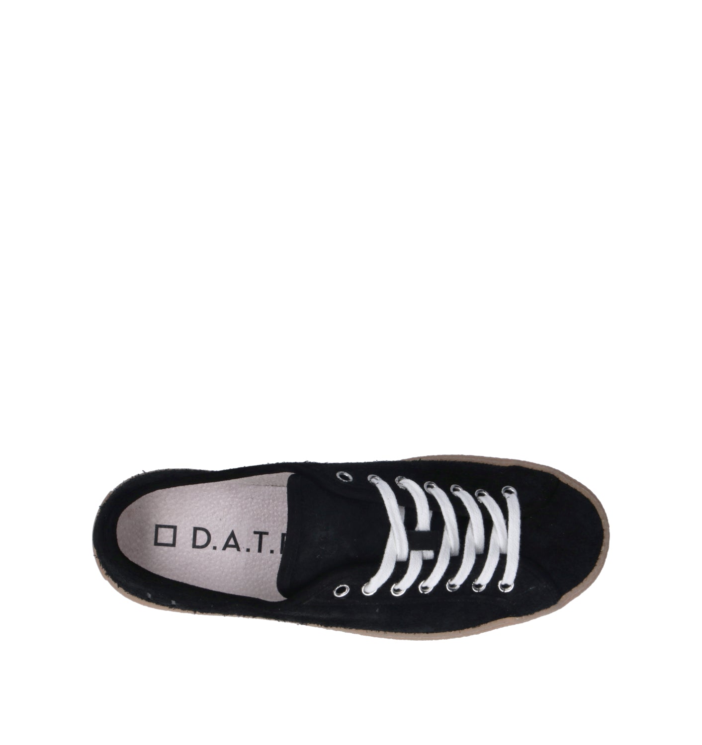 D.A.T.E. Sneaker uomo nera in suede