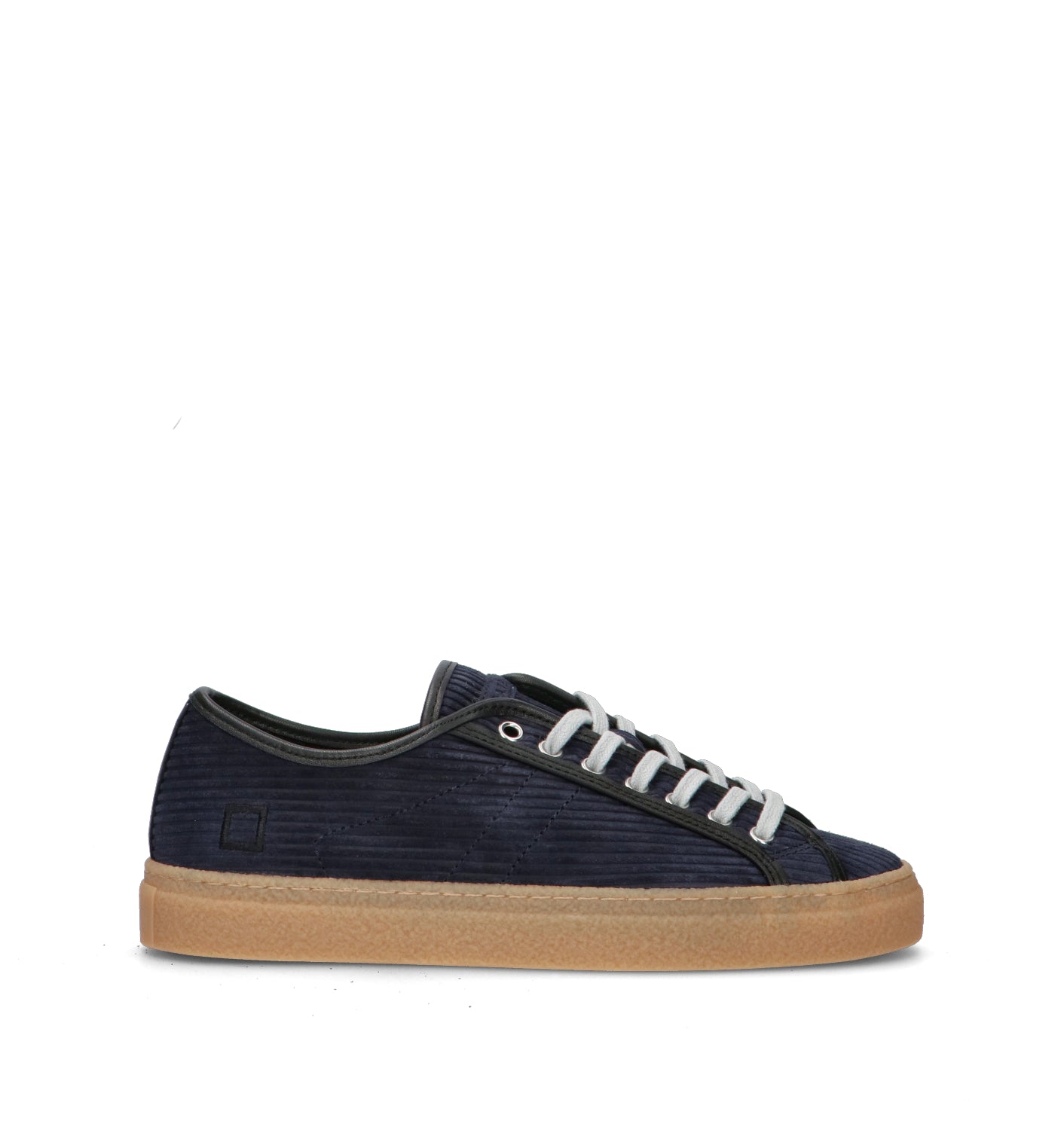 D.A.T.E. Sneaker uomo blu in suede