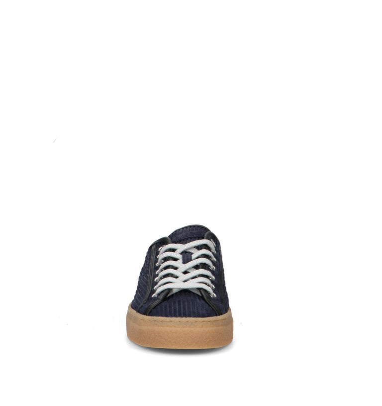 D.A.T.E. Sneaker uomo blu in suede