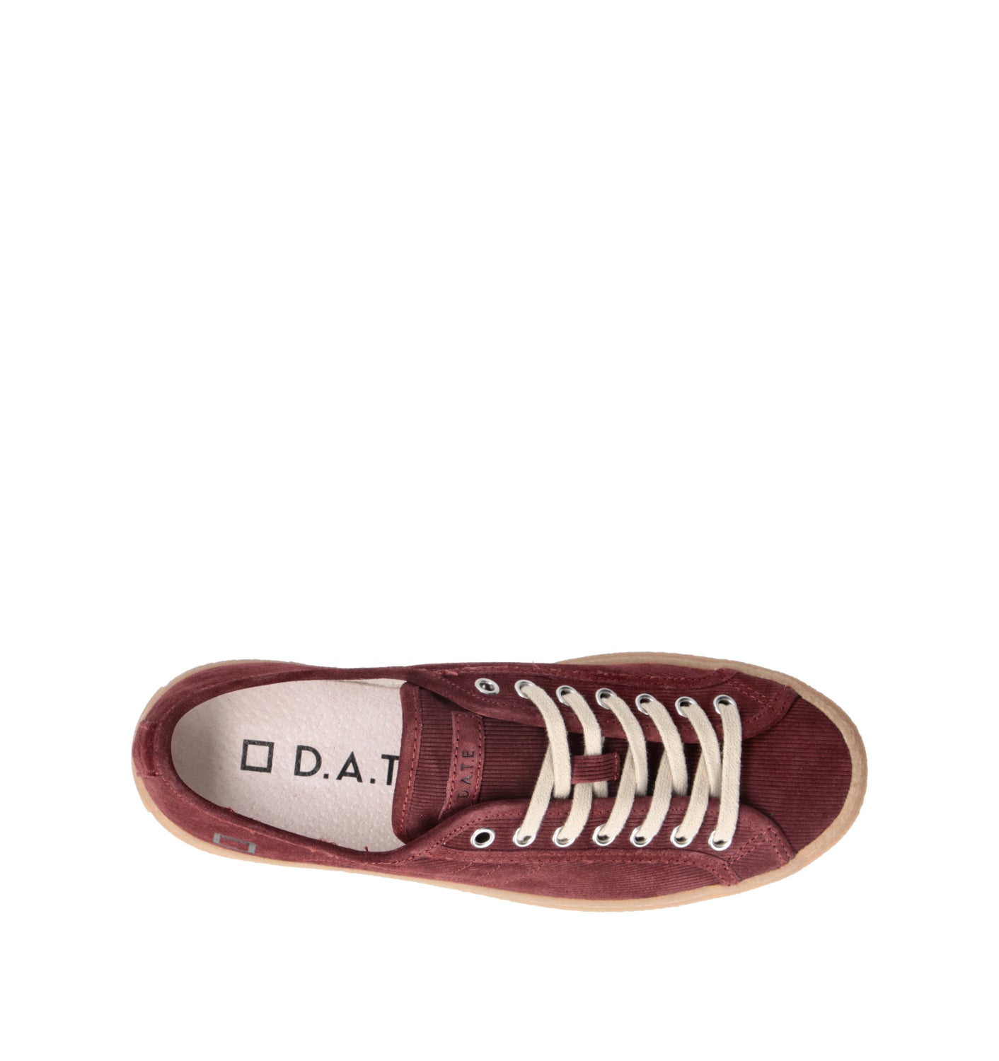 D.A.T.E. Sneaker uomo bordeaux in suede