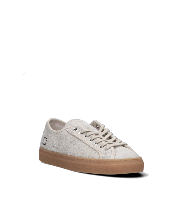 D.A.T.E. Sneaker uomo panna in suede