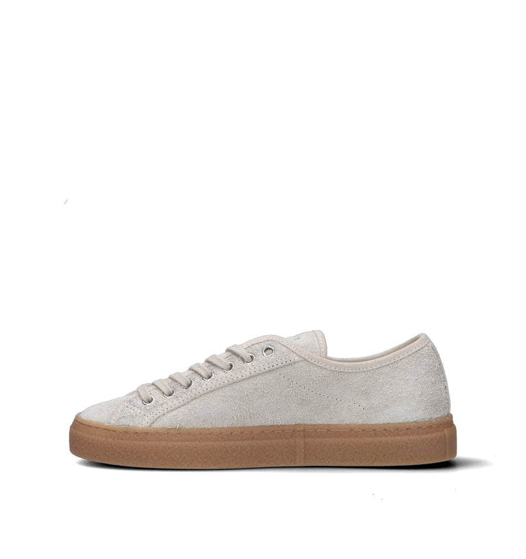 D.A.T.E. Sneaker uomo panna in suede