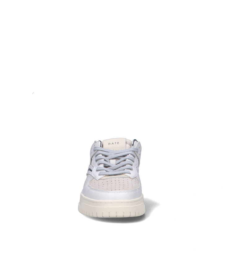 D.A.T.E. Sneaker uomo bianca in pelle