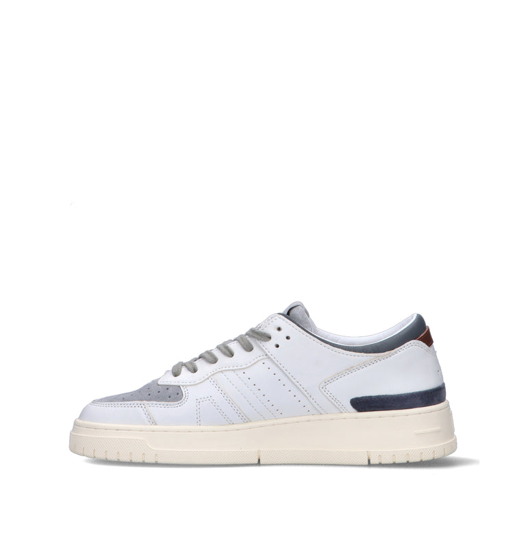 D.A.T.E. Sneaker uomo bianca in pelle