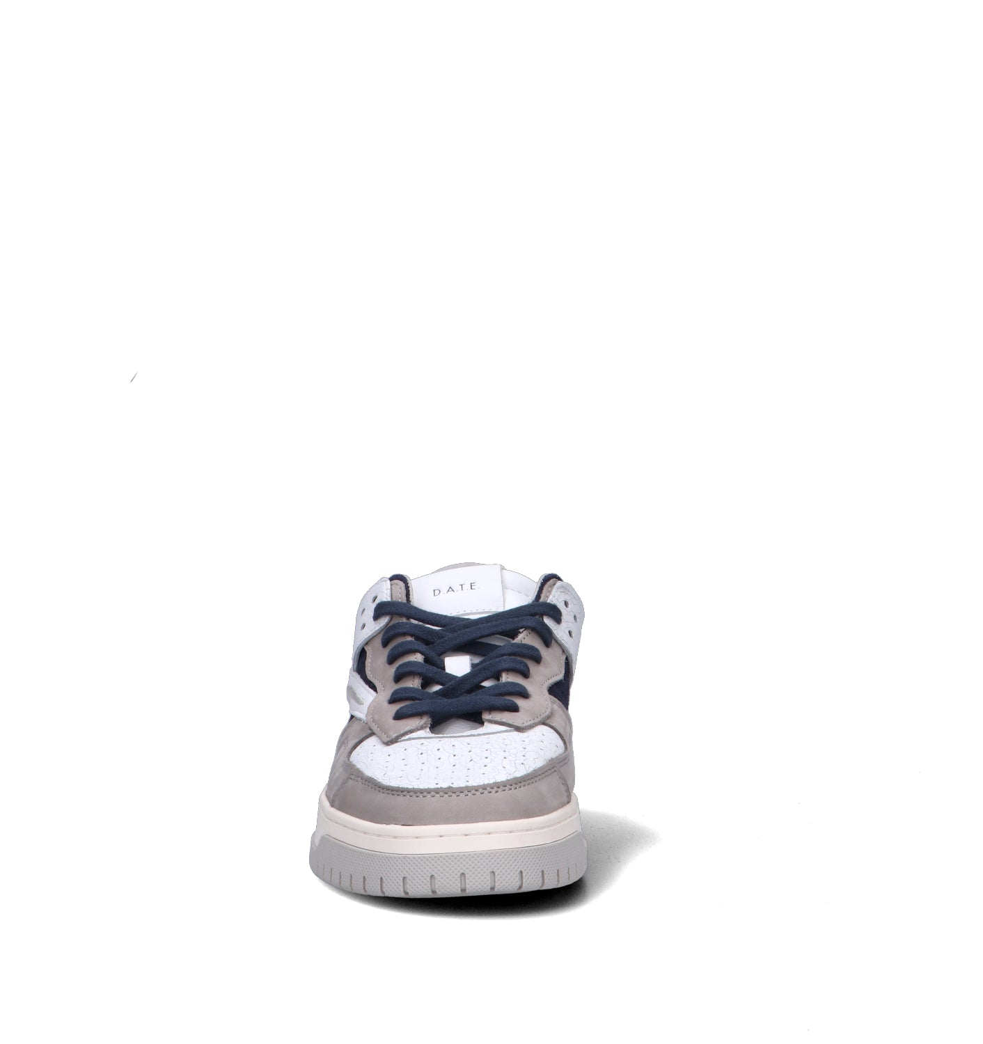 D.A.T.E. Sneaker uomo bianca/blu in pelle