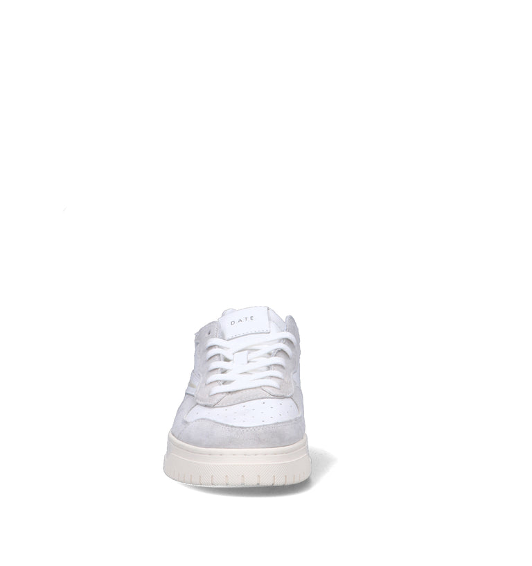 D.A.T.E. Sneaker uomo bianca in pelle