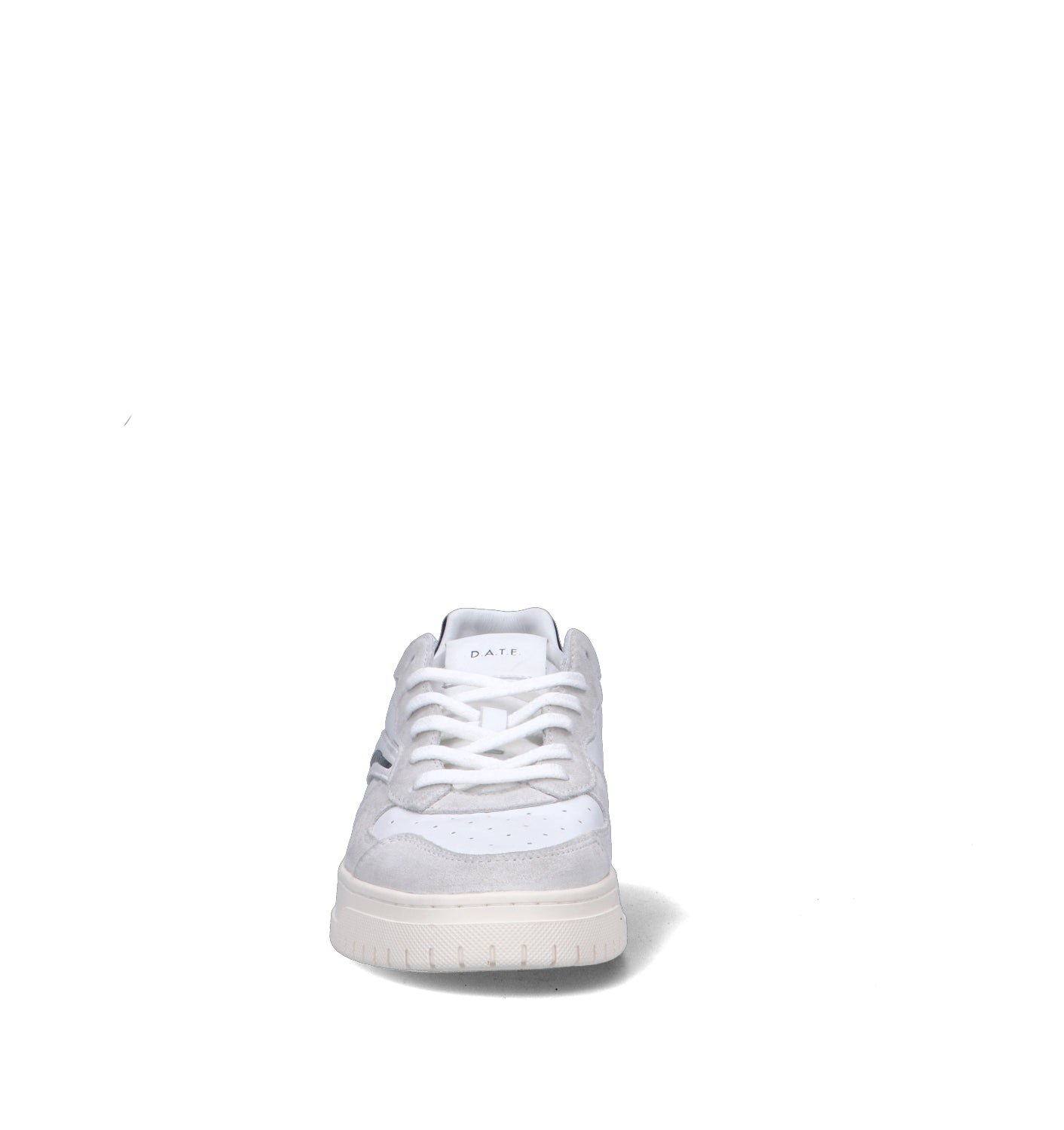 D.A.T.E. Sneaker uomo bianca/nera in pelle