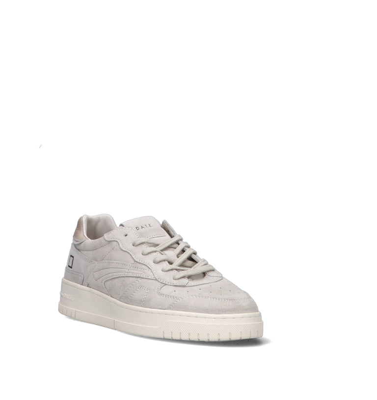 D.A.T.E. Sneaker uomo beige in suede