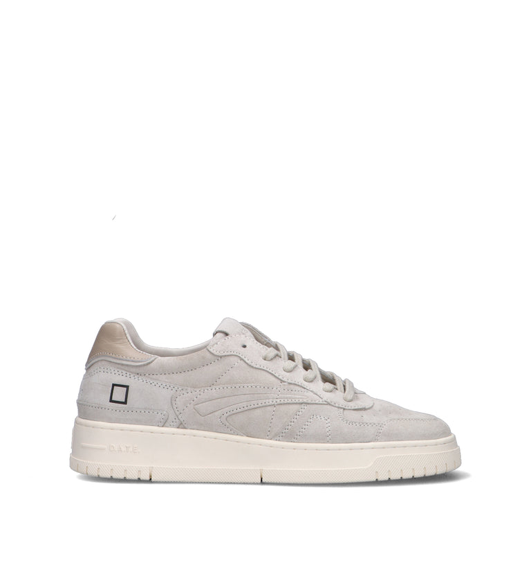 D.A.T.E. Sneaker uomo beige in suede