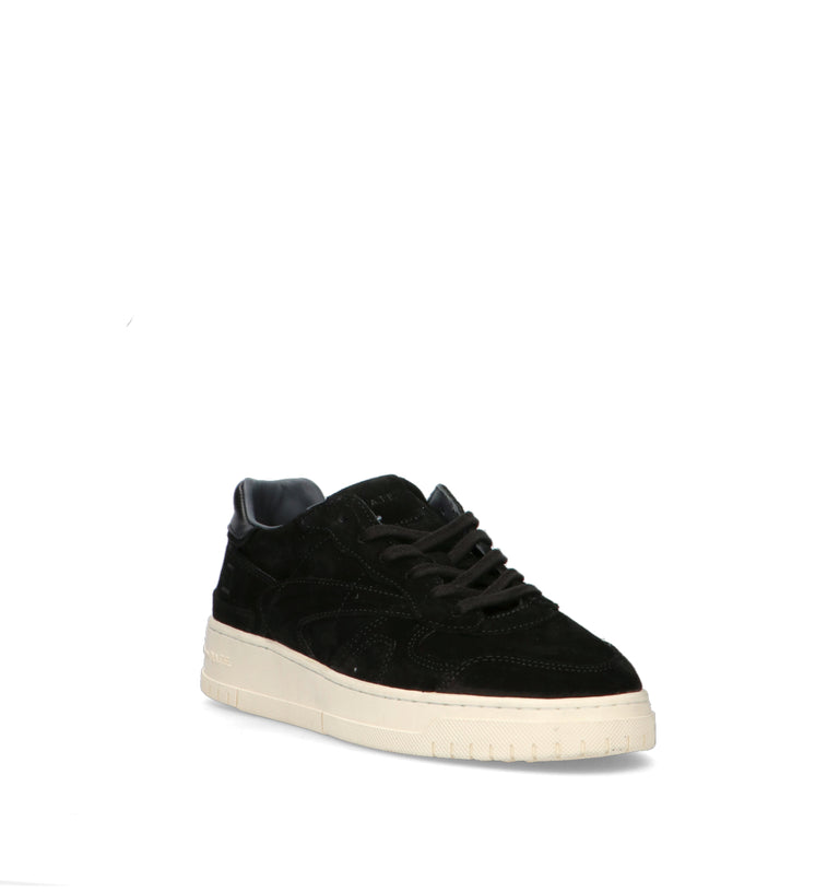 D.A.T.E. Sneaker uomo nera in suede