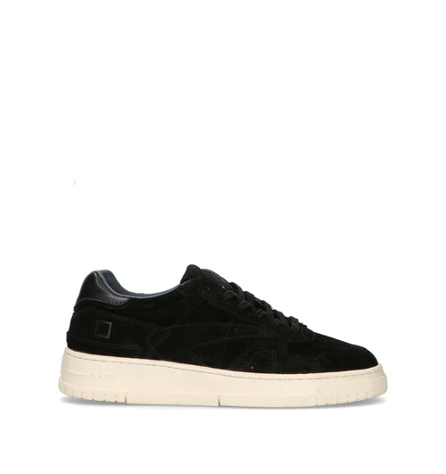 D.A.T.E. Sneaker uomo nera in suede