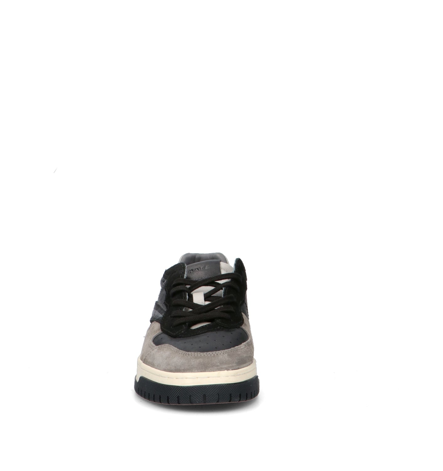 D.A.T.E. Sneaker uomo nera/grigia in pelle