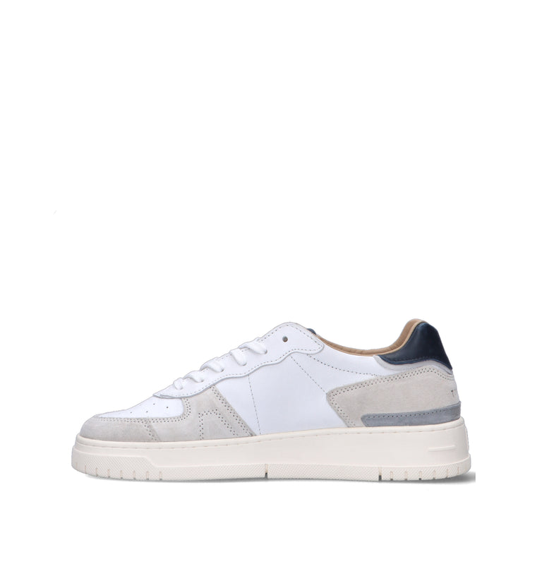 D.A.T.E. Sneaker uomo bianca in pelle