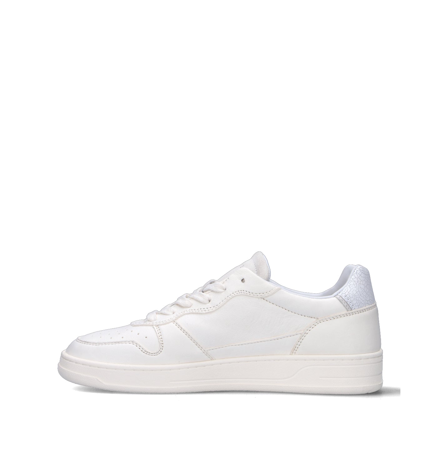 D.A.T.E. Sneaker uomo bianca in pelle