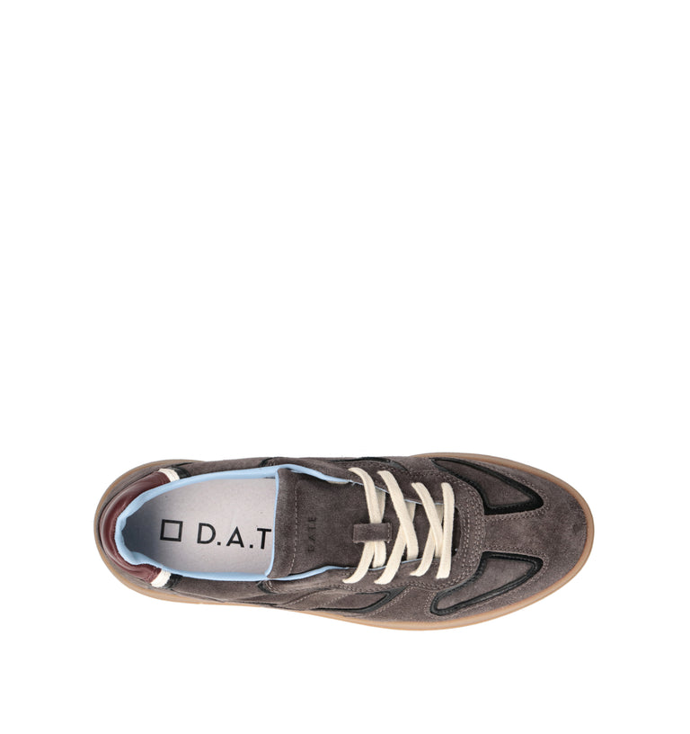 D.A.T.E. Sneaker uomo grigia in suede