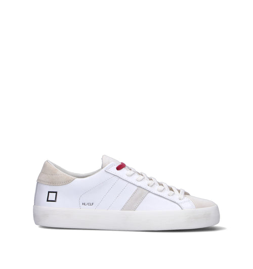 D.A.T.E. Sneaker uomo bianca in pelle