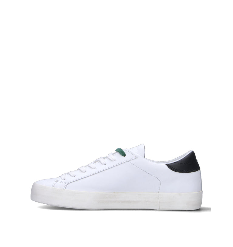 D.A.T.E. Sneaker uomo bianca/nera in pelle