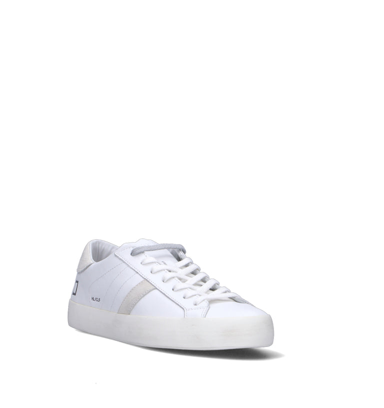 D.A.T.E. Sneaker uomo bianca in pelle
