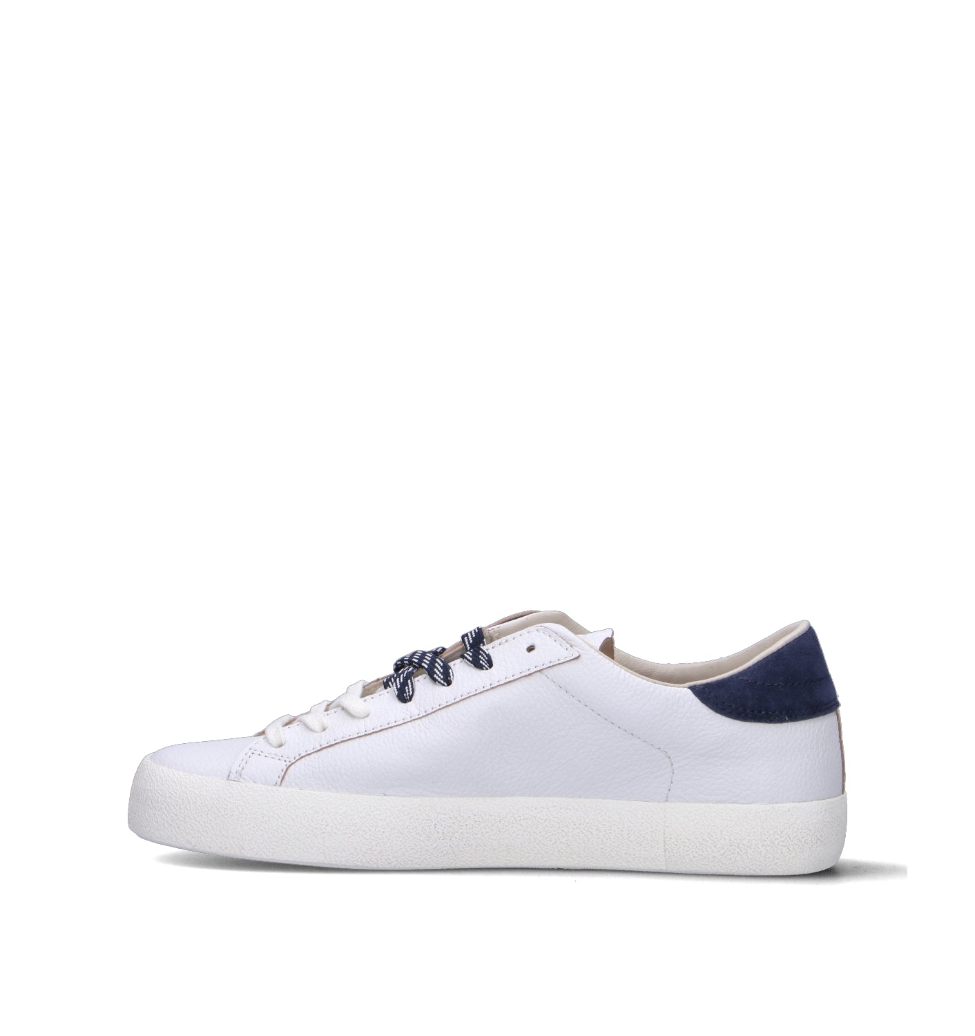 D.A.T.E. Sneaker uomo bianca/blu in pelle