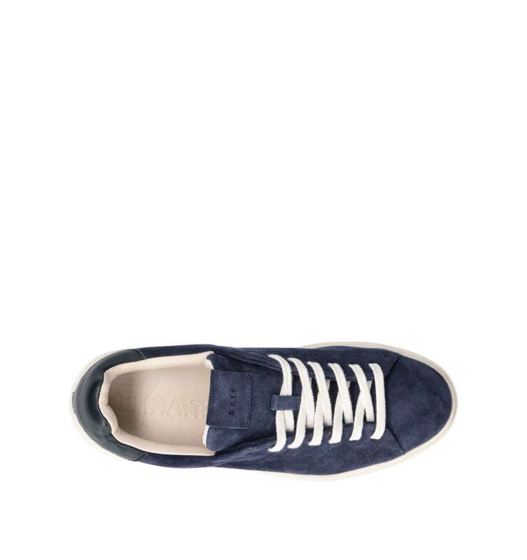 D.A.T.E. Sneaker uomo blu in suede