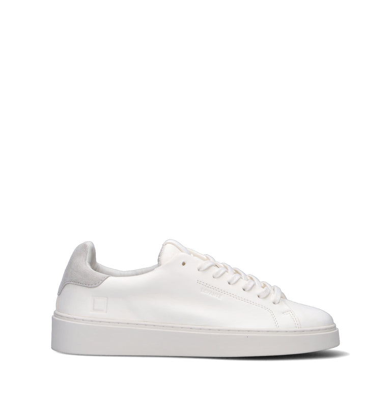 D.A.T.E. Sneaker uomo bianca in pelle