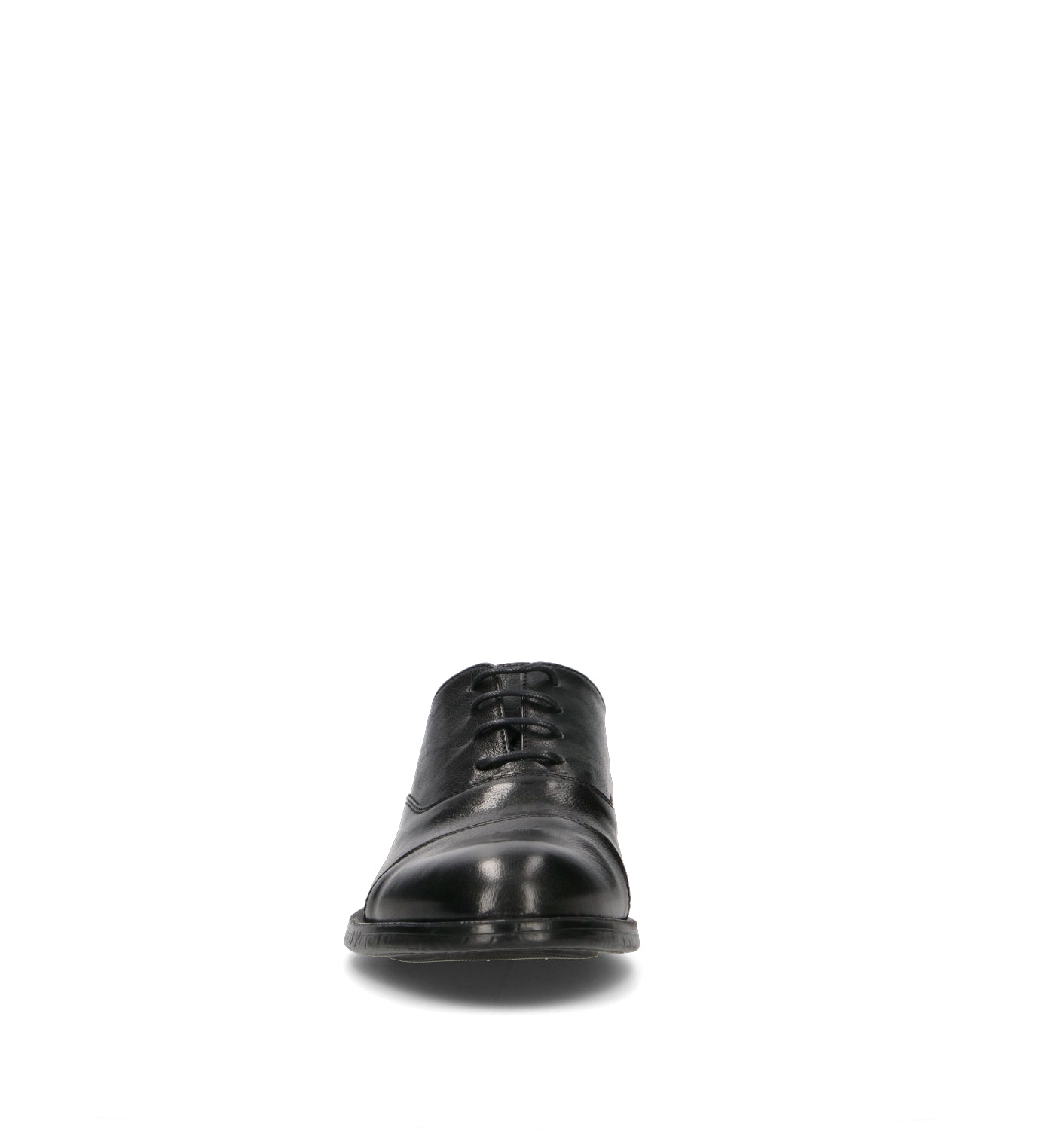 HUNDRED 100 Stringata uomo nera in pelle