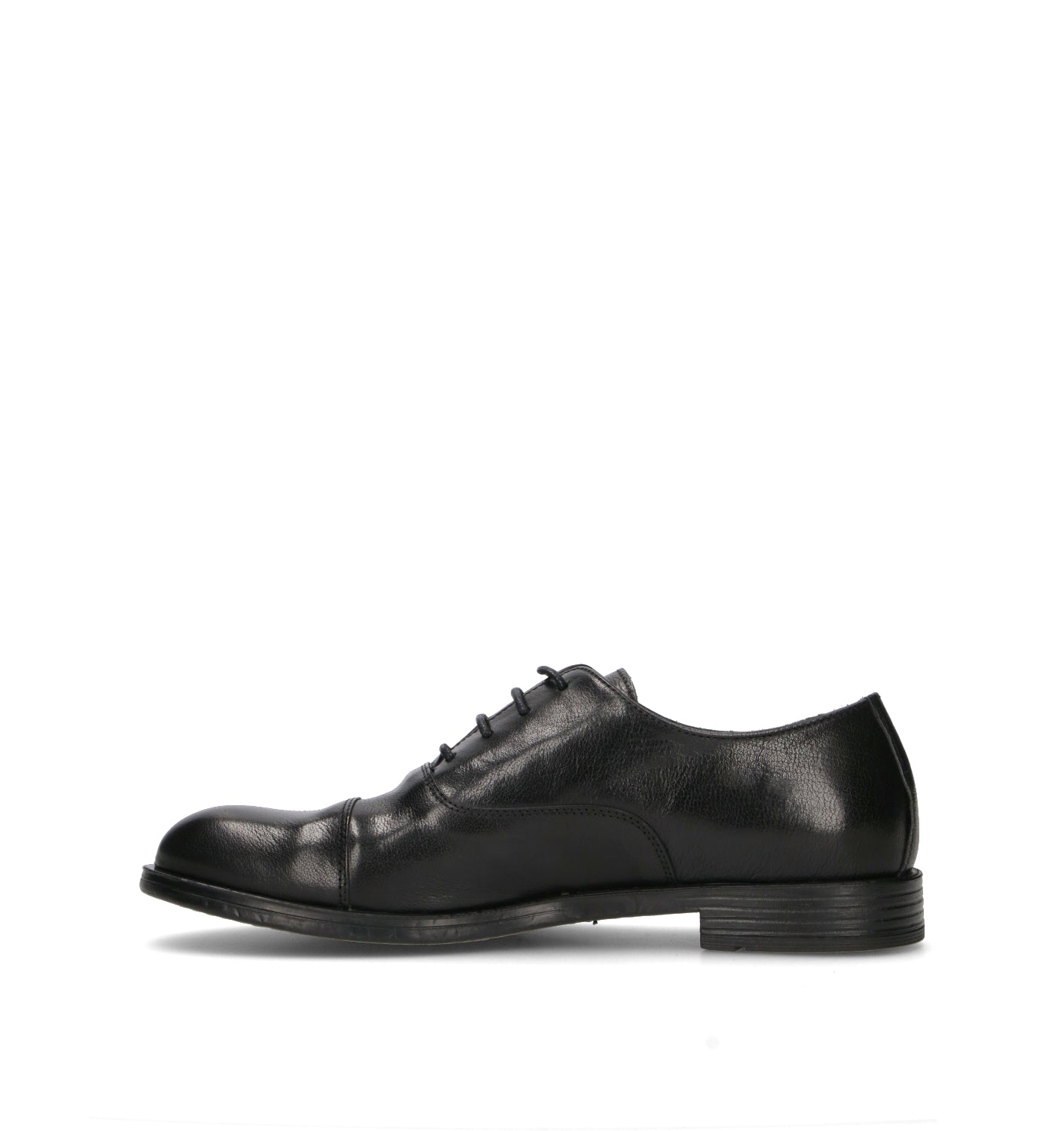 HUNDRED 100 Stringata uomo nera in pelle