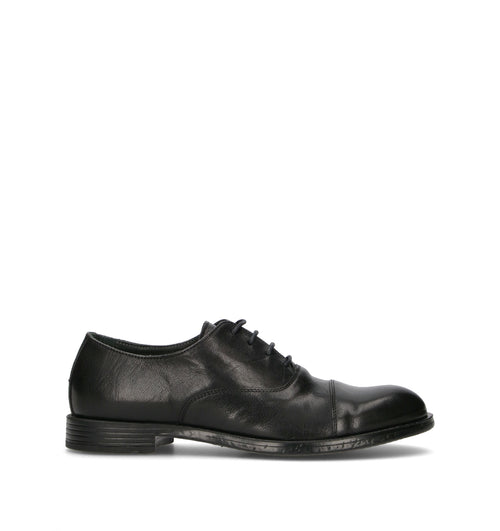 HUNDRED 100 Stringata uomo nera in pelle