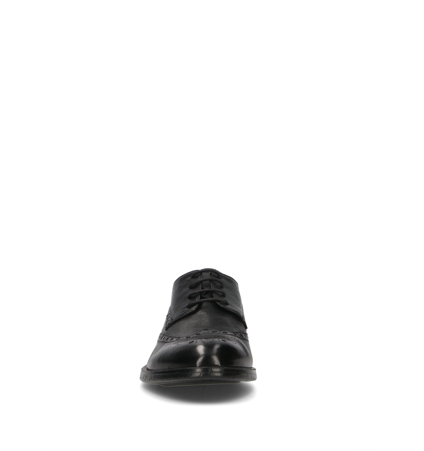 HUNDRED 100 Stringata uomo nera in pelle