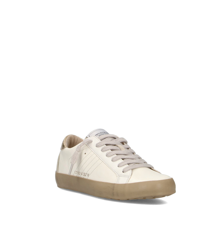 A.ENNIE Sneaker donna bianca/oro