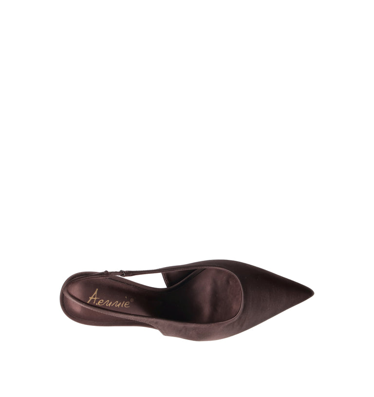 A.ENNIE Slingback donna caffè